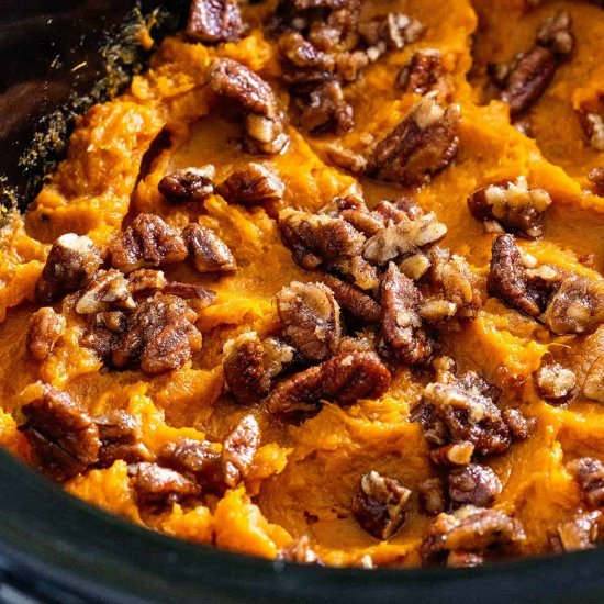 Crockpot Sweet Potato Casserole