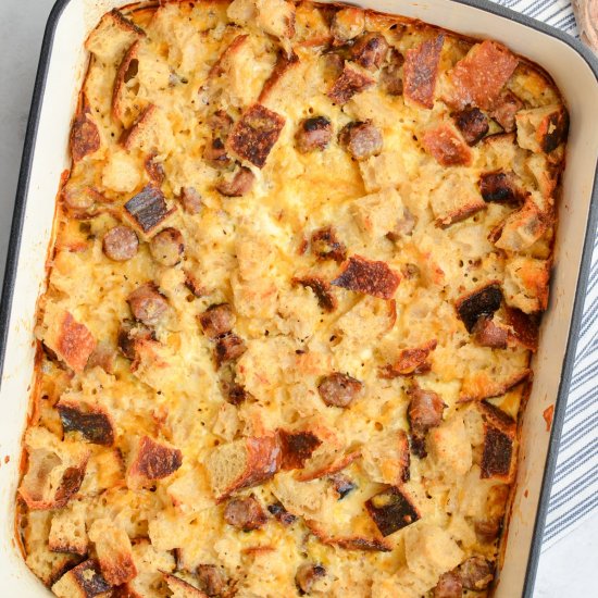 Sourdough Breakfast Casserole