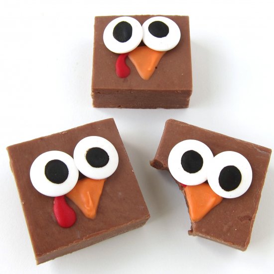 Milk Chocolate Fudge Turkeys