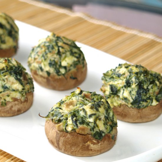 Spinach Stuffed Mushrooms