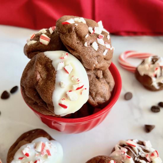 Peppermint Mocha Cookies