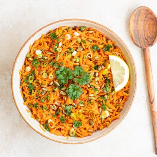 Tangy Grated Carrot Salad