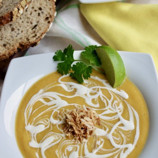 Tropical Butternut Squash Soup