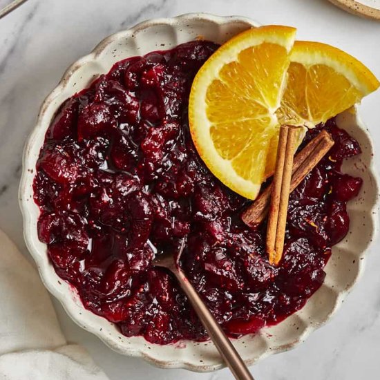 Bourbon Cranberry Sauce