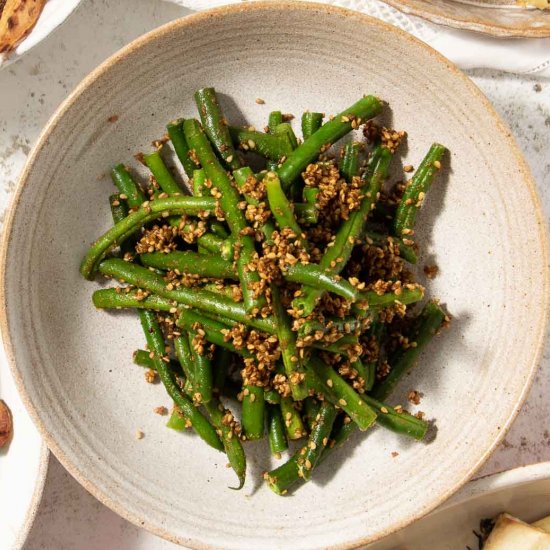 Japanese Sesame Green Beans