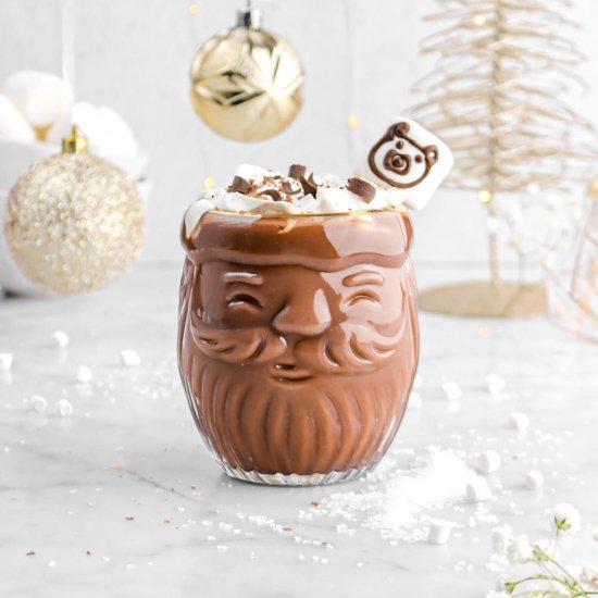 Santa Clause Hot Chocolate Cocktail