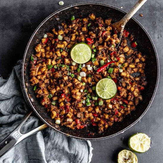 Tasty Filipino Tofu Sisig Recipe