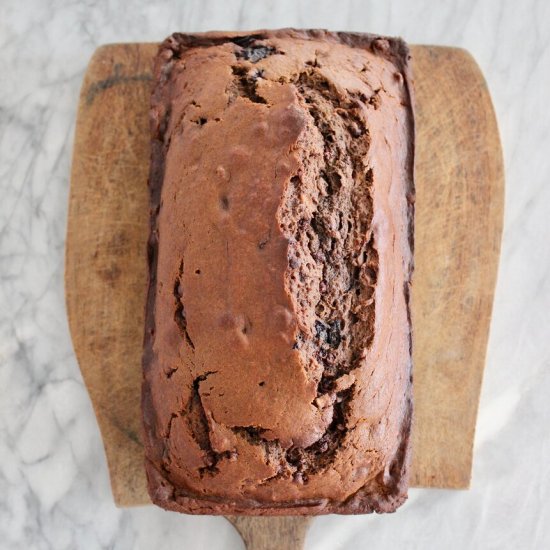 Chocolate Cherry Banana Bread