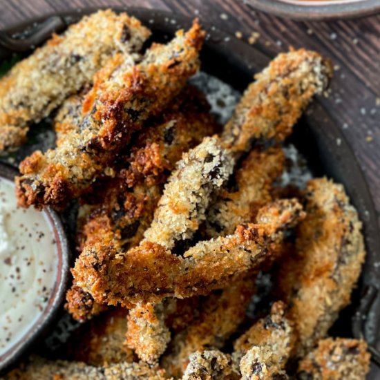 Air Fryer Portobello Mushroom Fries