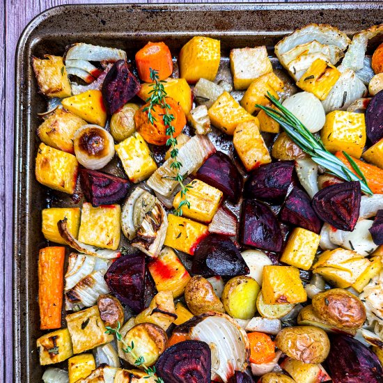 Herb Roasted Root Vegetables