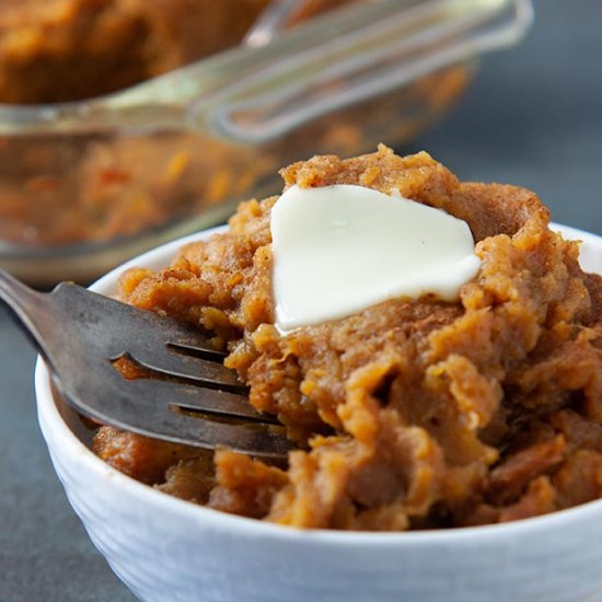 Healthy Mashed Sweet Potatoes