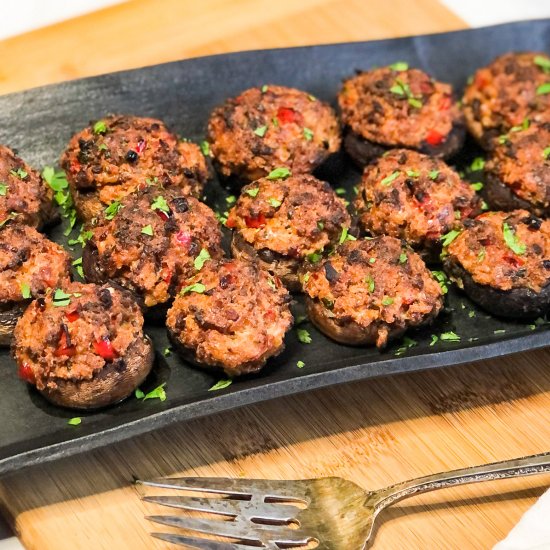 Chorizo Stuffed Mushrooms