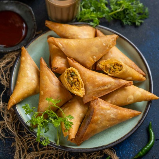 Mutton Keema Samosa