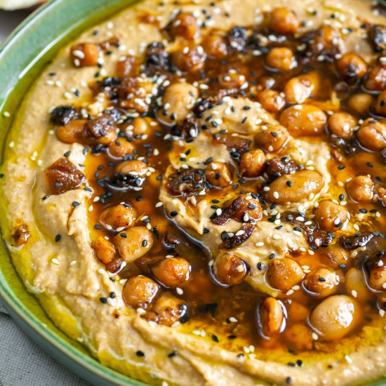 Baharat Two-Bean Hummus