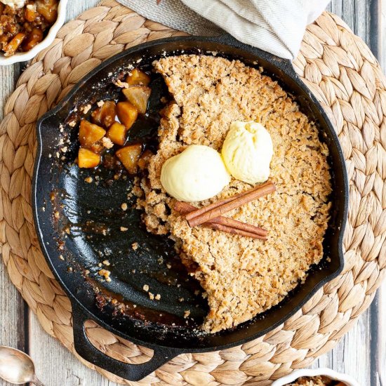 Caramel Apple Crumble