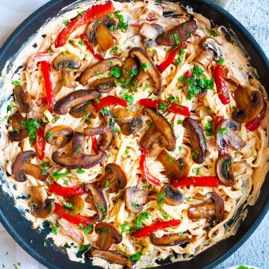 Vegan Mushroom Pasta