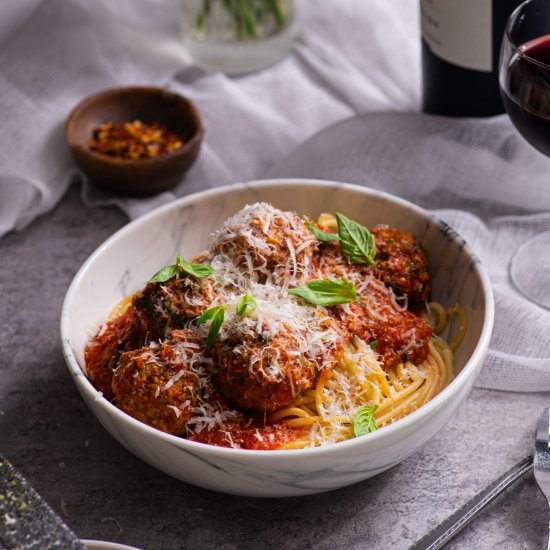 Spaghetti and Meatballs