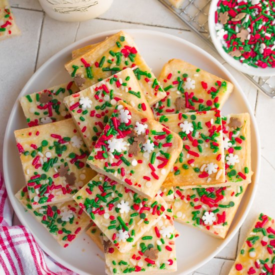 Christmas Shortbread Bars