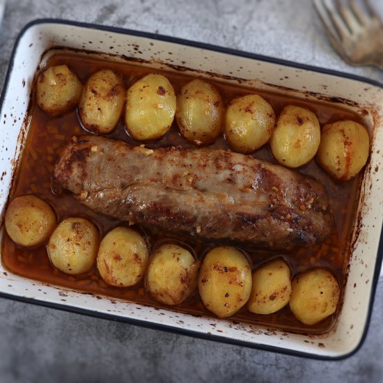 Easy baked pork tenderloin