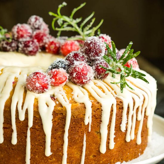 White Chocolate Cranberry PoundCake