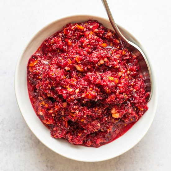 Cranberry Orange Relish