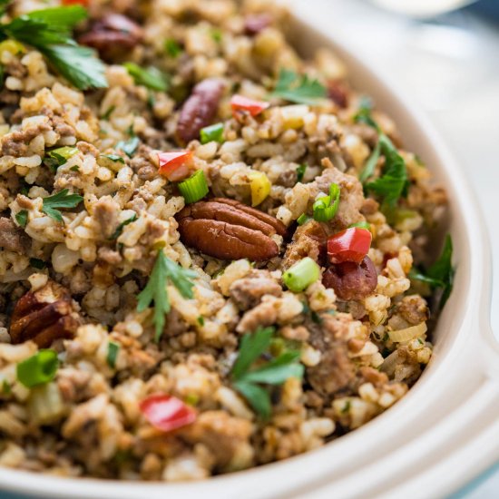 Louisiana Rice Dressing