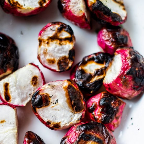 Grilled Radishes