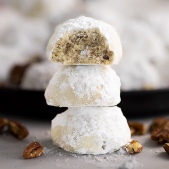 Pecan Snowball Cookies