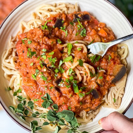 Whole30 Plant Based Bolognese