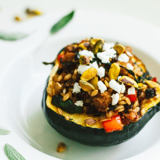 Stuffed Acorn Squash