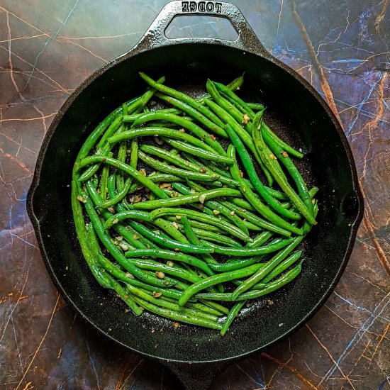 Garlic Sauteed Green Beans Recipe