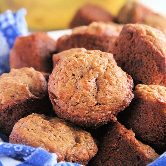 Peanut Butter and Banana Muffins