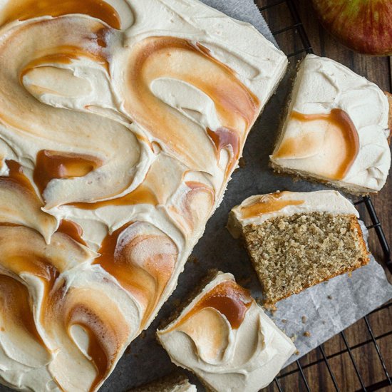 Caramel Apple Cider Cake