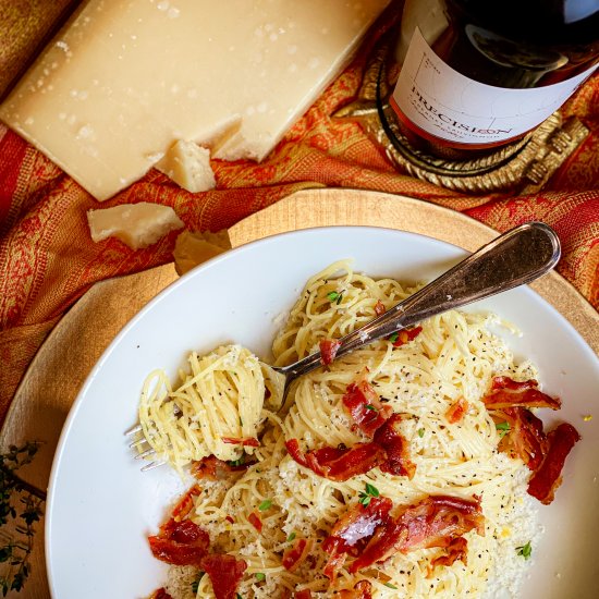 Carbonara w/ Pancetta & Meyer Lemon