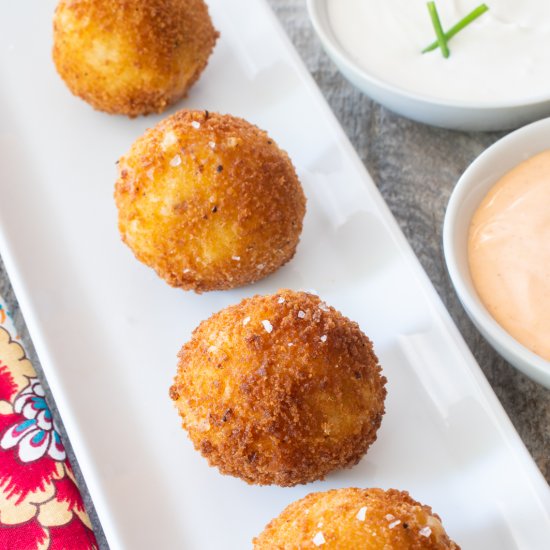 Loaded Potato Croquettes