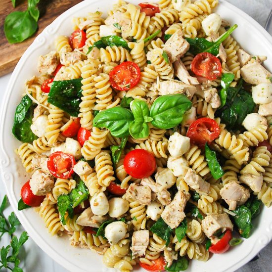 Chicken Pesto Pasta Salad