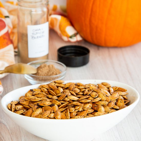 Chai Spiced Pumpkin Seeds