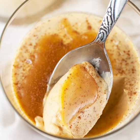 Pumpkin Panna Cotta with Caramel