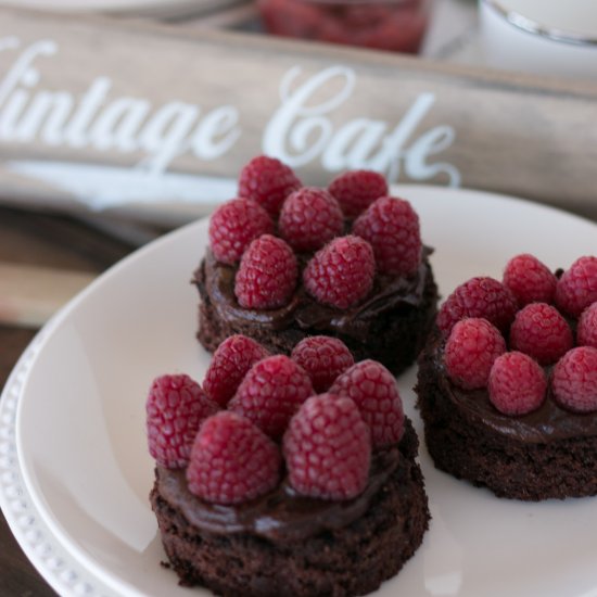 Gluten Free Brownie With Berries