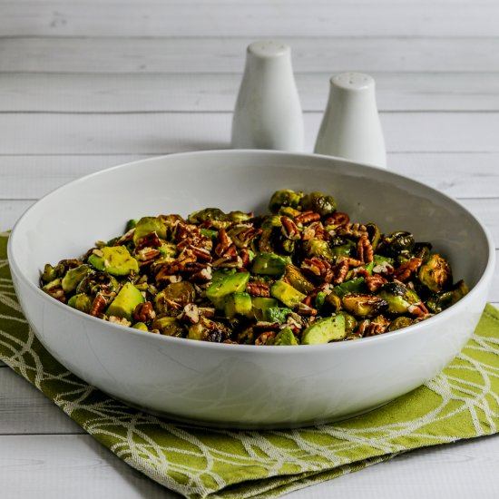 Brussels Sprouts with avocado