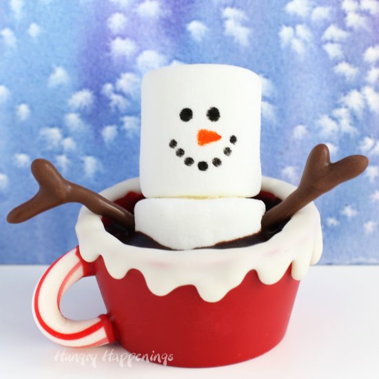 Snowman Hot Chocolate Bombs