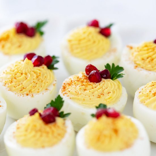 Christmas Deviled Eggs