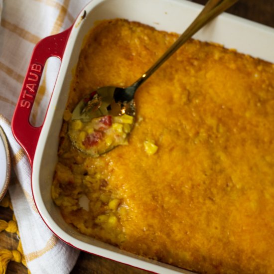 Crawfish Corn Casserole