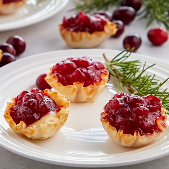 Cranberry Brie Bites (Mini Tarts)