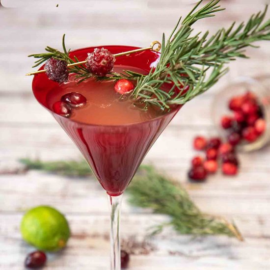 Cranberry Martini or Cosmpolitan