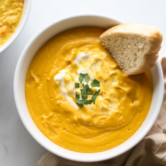 Carrot Lentil Soup