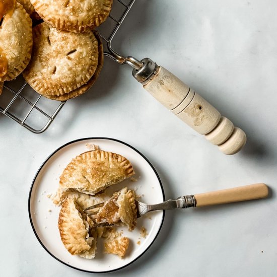 caramel apple hand pies