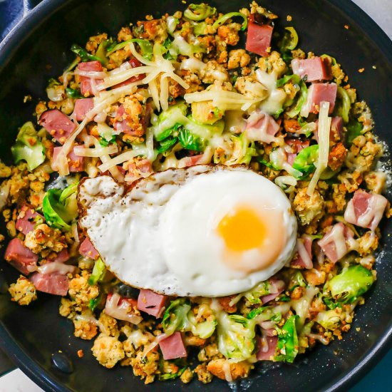 Leftover Ham Breakfast Hash