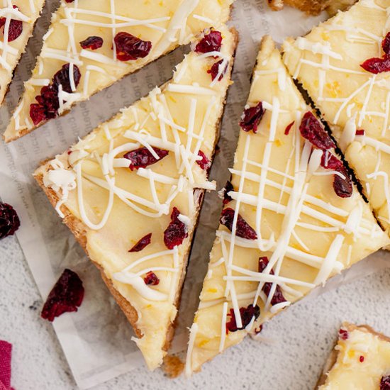 Cranberry Bliss Bars