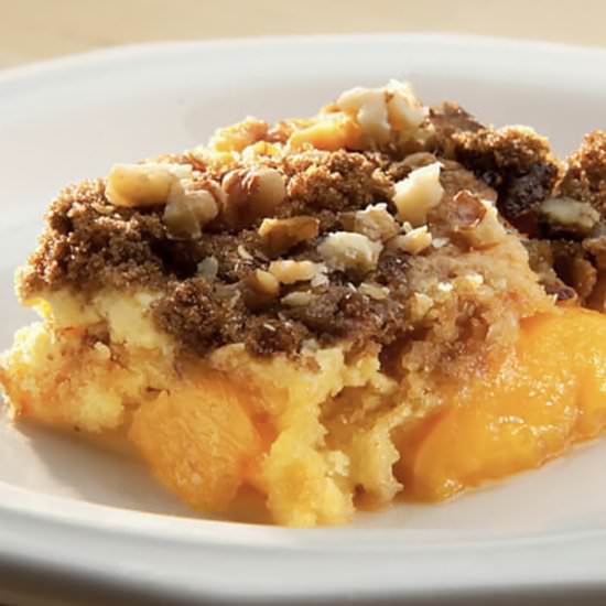 Easy Peach Crumble!